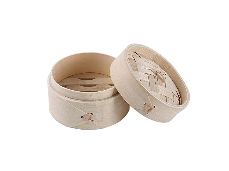 Grands paniers vapeur en bambou pour dim sum et momos