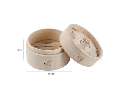 Grands paniers vapeur en bambou pour dim sum et momos