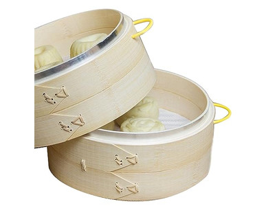 Ensemble de casseroles pour saucisses Panier vapeur en bambou