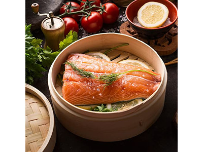 Ensembles de casseroles à vapeur Panier vapeur en bambou