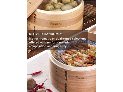 Panier vapeur en bambou pour tortillas et momos 8