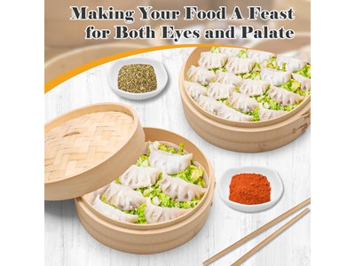 Casserole à petits pains cuits à la vapeur Panier vapeur en bambou