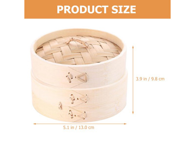 Cuiseurs vapeur à 3 étages Panier vapeur en bambou