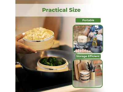 Panier vapeur pour fruits de mer et dim sum